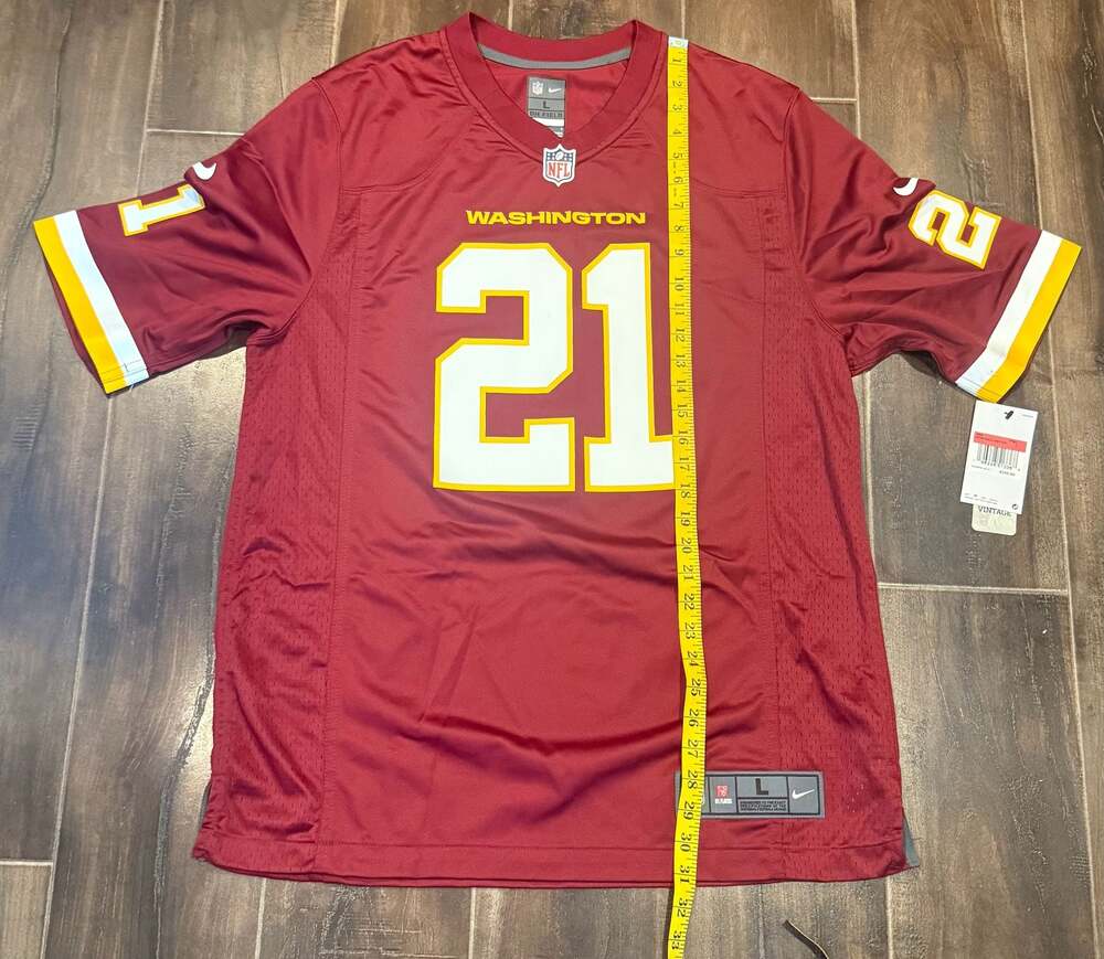 Nike Washington Sean Taylor 21 NFL Game Jersey Burgundy Size Large - Picture 4 of 8